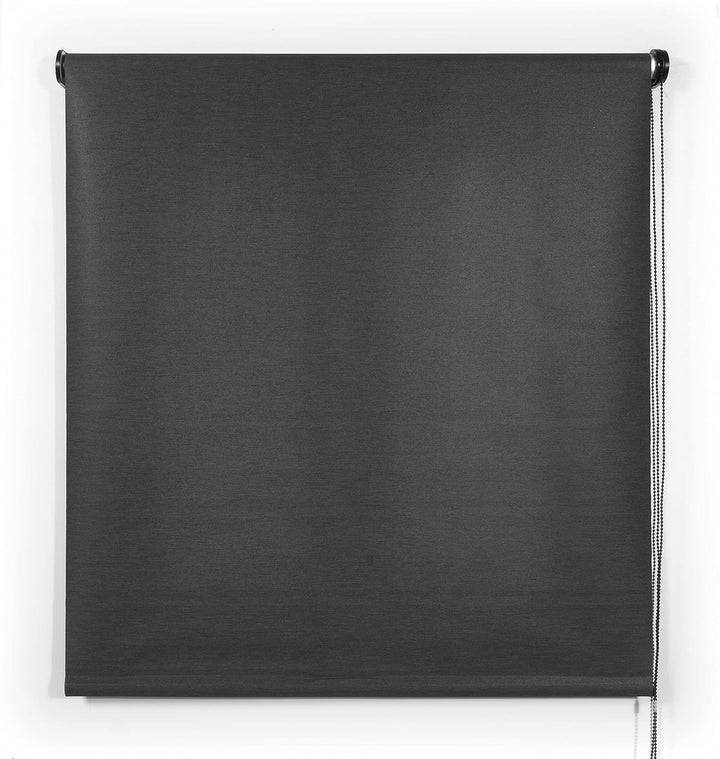 Blindecor Ara Premium | Hochwertiges durchscheinendes glattes Rollo - Anthrazitgrau, 80 x 190 cm (Bx