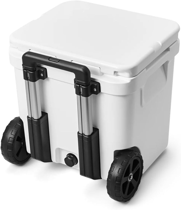 YETI Roadie 48 Rollkühler mit einziehbarem Periskopgriff Weiss, Wei&amp;
