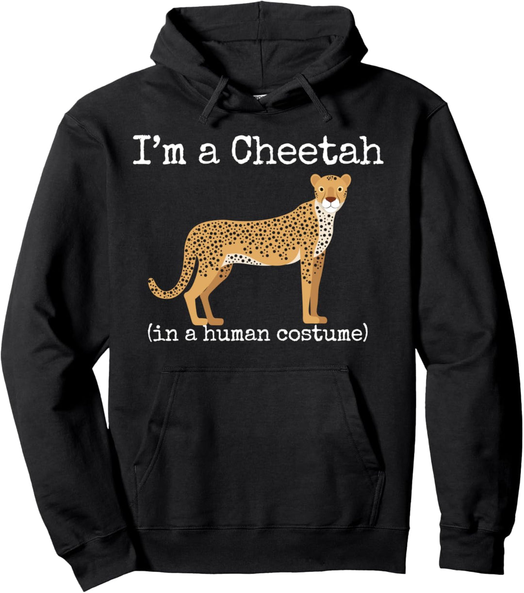 Gepard Kostüm Ich bin ein Gepard lustig Pullover Hoodie