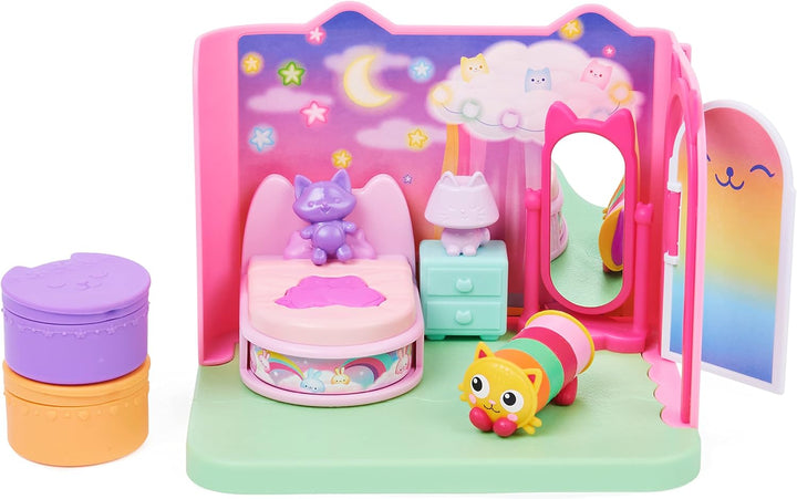 Gabby‘s Dollhouse Deluxe Raum, Sweet Dreams, Schlafzimmer mit Kuschelkatze &amp; Deluxe Raum, Craft-a-ri