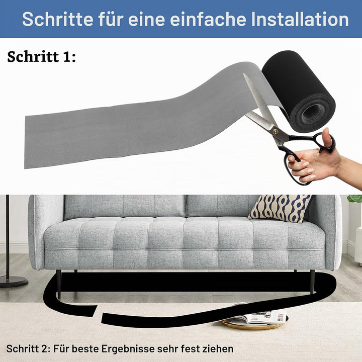 Couchblocker, 15cmx6m Spielzeugblocker Couch, Untersofablocker für Haustiere, Spielzeugblocker für M