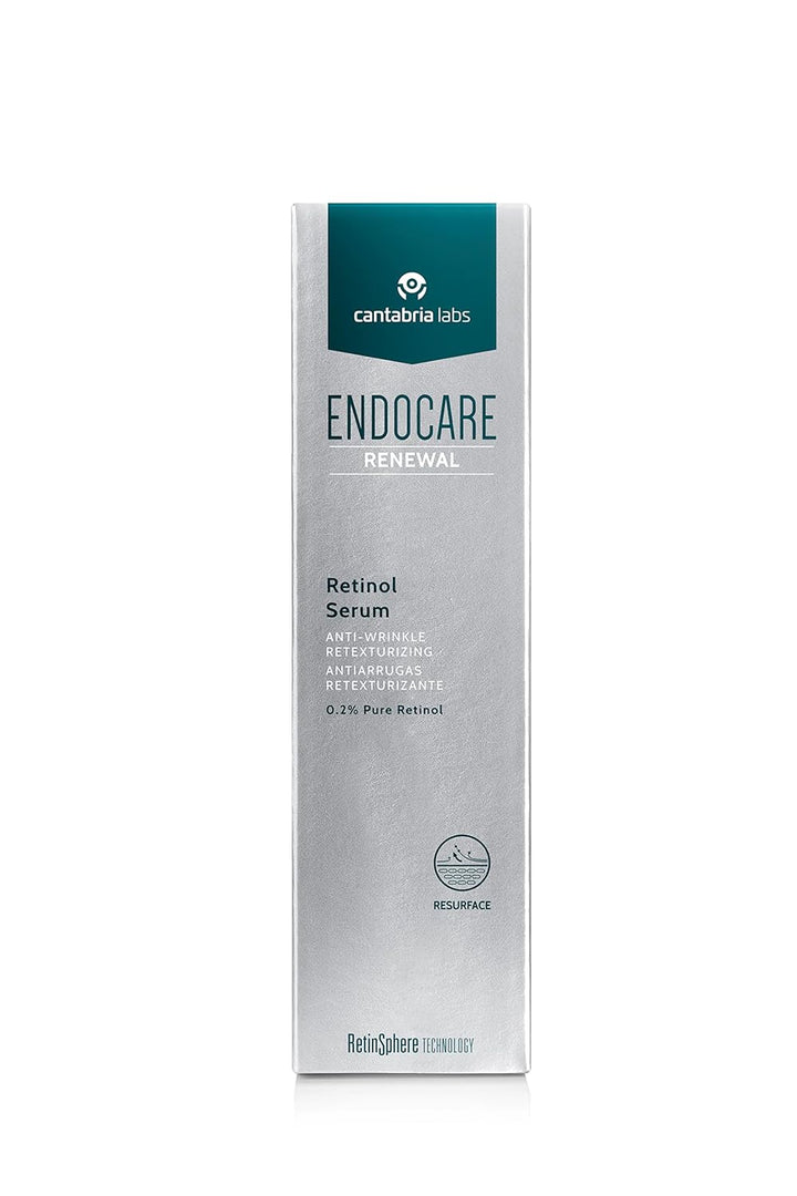Endocare Renewal Retinol Serum (0,2% reines Retinol), 30 ml. Formuliert in Mikroschwämmen in wasserf