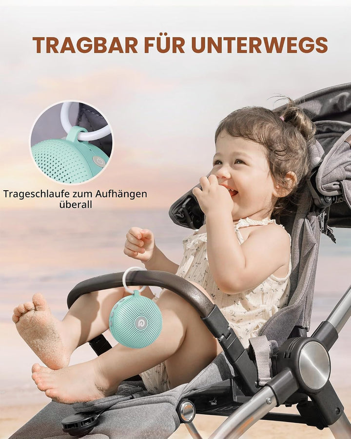 Dreamegg White Noise Machine - D11Max Einschlafhilfe Babys Erwachsene, Portable White Noise Machine