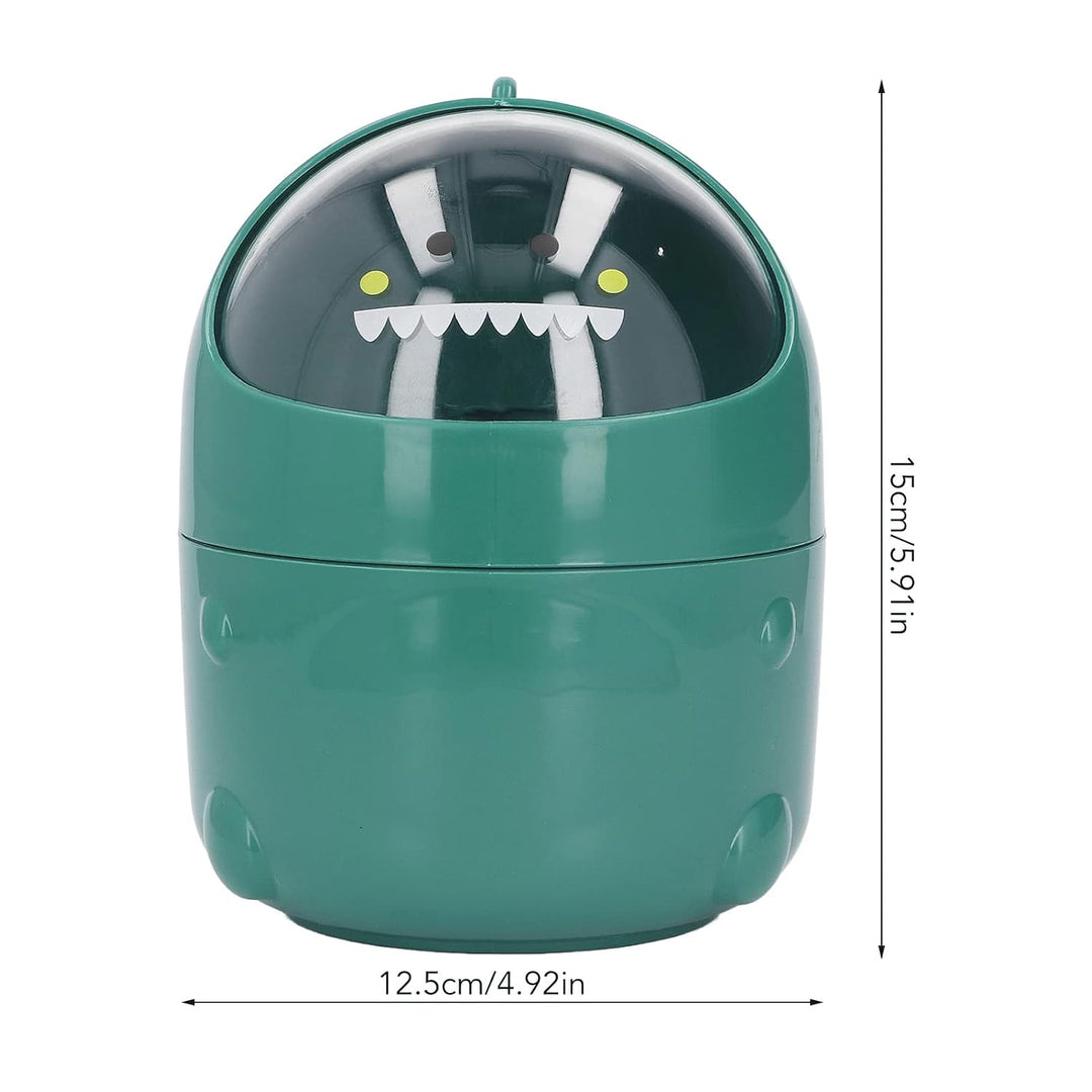 BORDSTRACT Mini-Mülleimer mit Schwingdeckel, Schreibtisch-Mülleimer, niedlicher Mini-Mini-Mülleimer