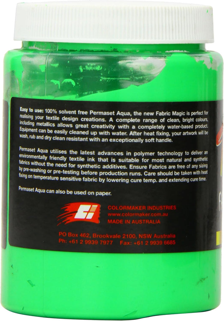 Permaset - Supercover Tinte - für Leinwanddruck - Glow Green (leuchtgrün) - 300ml