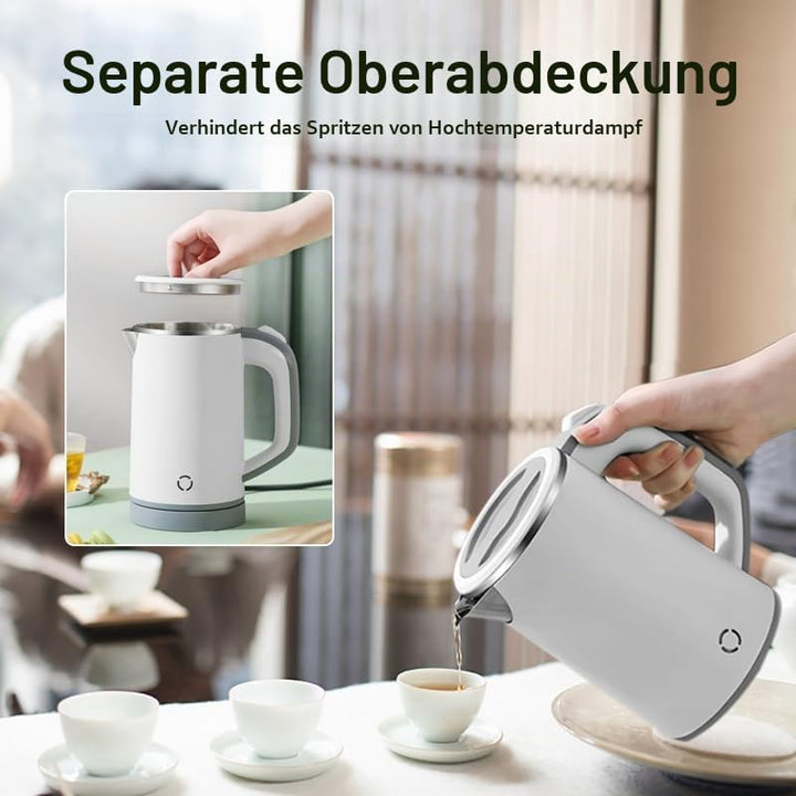 Mini-Reisewasserkocher, 800 M: Edelstahl elektrischer Wasserkocher, geeignet für Büro, Geschäftsreis