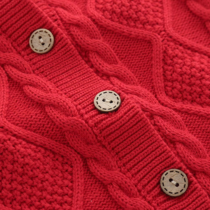 Gestrickte Strampler Baby Mädchen Spieler und Mütze Strickanzug Schneeanzug Overalls für 3-24 Monate