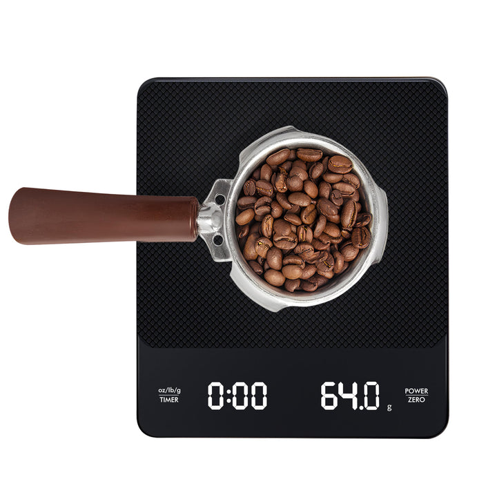 Digitale Kaffeewaage mit Timer - Type C Wiederaufladbare Espresso Waage mit Automatischer Tarierung,