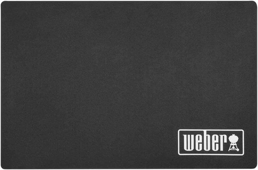 Weber Grillmatte - Gross (180 x 100cm), schützt Terasse/Balkon &amp; 6415 Small 7-1/2-Inch-by-5-inch Alu