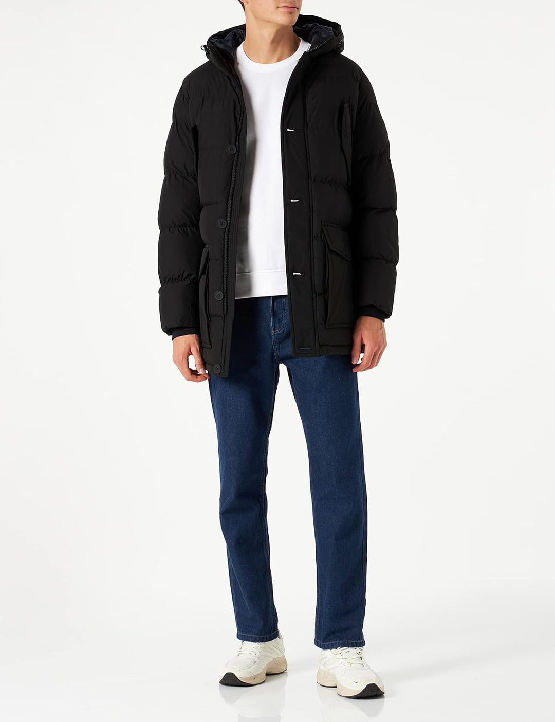 Tommy Hilfiger Herren Gepolsterte Jacken L Schwarz (Black), L Schwarz (Black)