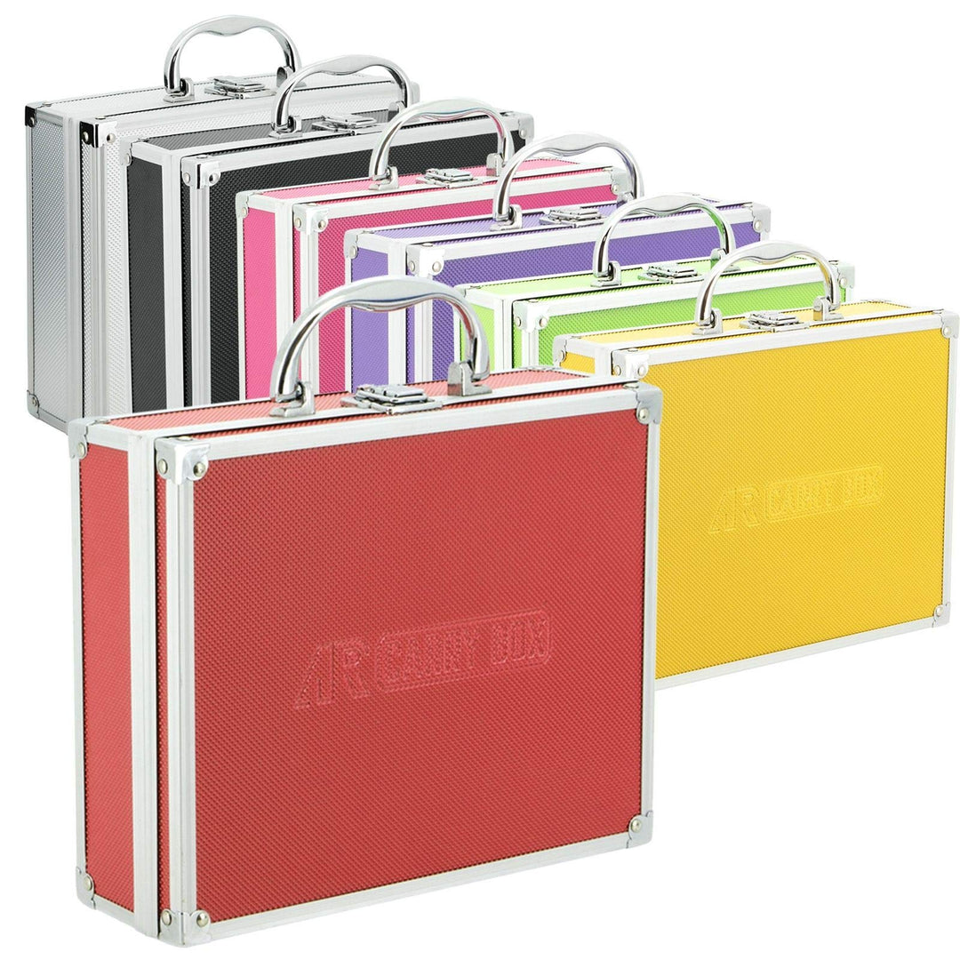 AR Carry Box® Kleiner Alukoffer Werkzeugkoffer Aluminium Koffer leer 260x210x80mm Farbe Rot, Rot