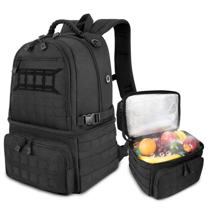 30L Kühlrucksack 2-in-1 Rucksack mit 15L Isolierter Wasserdicht Kühlkammer