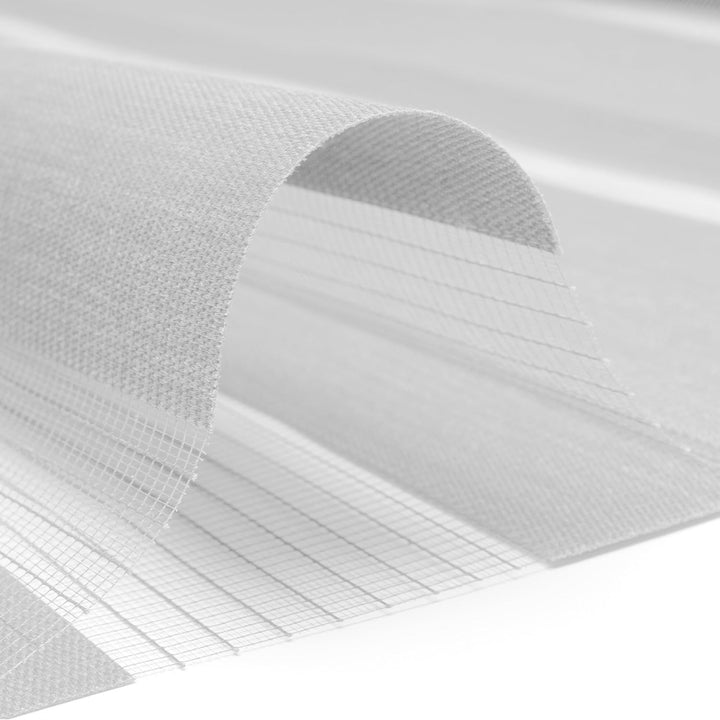 Blindecor - Indus doppelrollo klemmfix ohne bohren - duo rollo klemmfix Silbergrau - 45 x 220 cm (Br