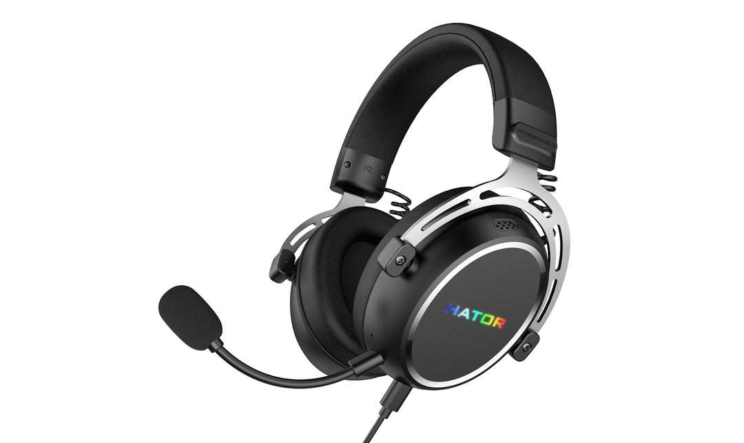 HATOR Hypergang 3 USB Gaming-Headset – Hi-Res Audio, 7.1 Surround Sound, 53mm Treiber, Bluetooth, ab