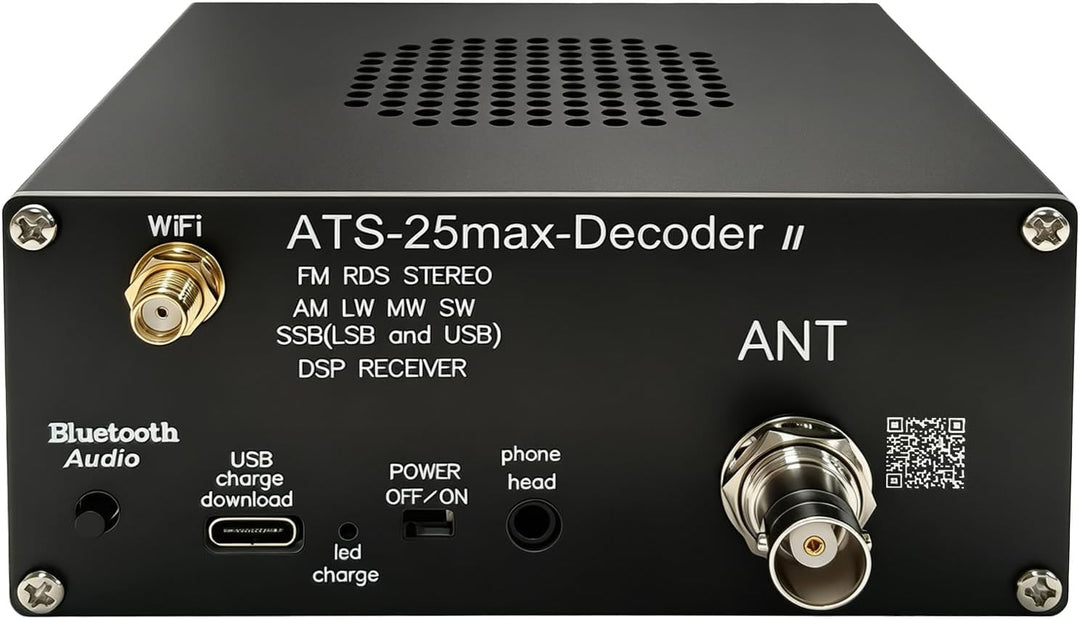 SI4732 ATS-25MAX Decoder II Funkempfänger V4.17 All Band SDR Kurzwellenradio mit WiFi BT CW/RT/FT8 D