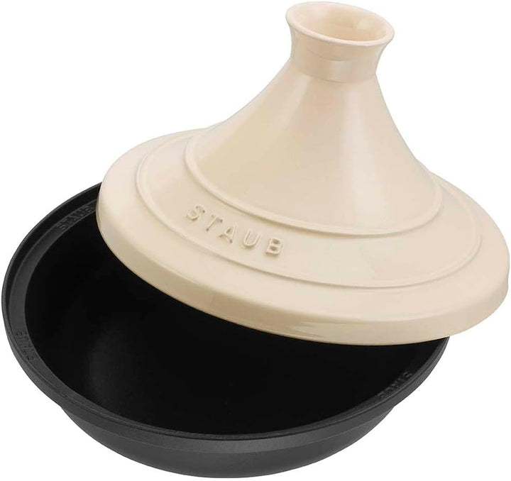 Staub Tajine, Cream, 0.5 qt. - Cream by Staub 0.5-qt Creme, 0.5-qt Creme