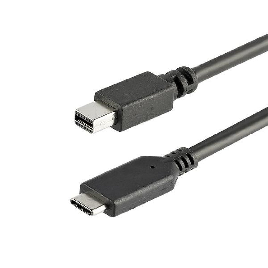 StarTech.com 1,8m USB-C auf Mini DisplayPort Kabel - USB C zu mDP Kabel - 4K 60Hz - Schwarz (CDP2MDP