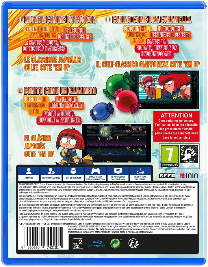 JUSTFORGAMES Baumwoll Reboot - PS4