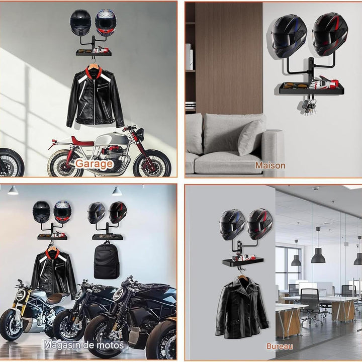 Motorradhelm-Halterung Powersport-Hardware Garagen-Aufbewahrungshaken