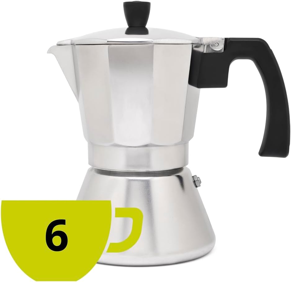 LEOPOLD Cafetera espresso 6 tazas TIVOLI-inox (Induccion)