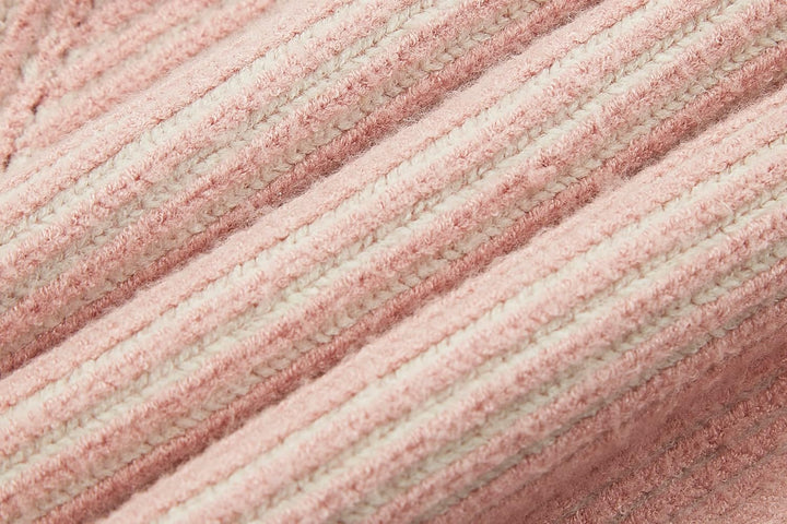 Sailing Sl-Marshmallon Mädchen Strickpullover – Rosa Winterpullover, weich &amp; atmungsaktiv, Rundhalsa