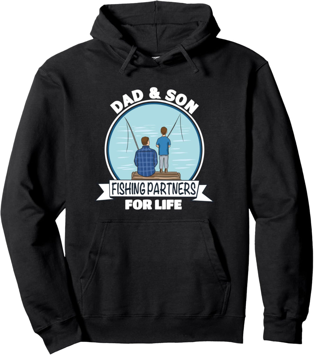 Dad and Son Fishing Partner für Vater Angler Pullover Hoodie