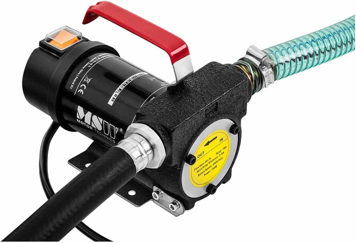 MSW MSW-OP40 S2 Dieselpumpe 40 l/min 12 V Saugleistung 5 m Ölpumpe Heizölpumpe Zubehör