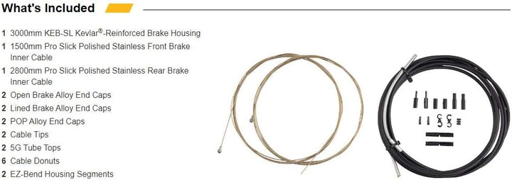 Jagwire Bremszugset Road Pro Organic Green, Organic Green