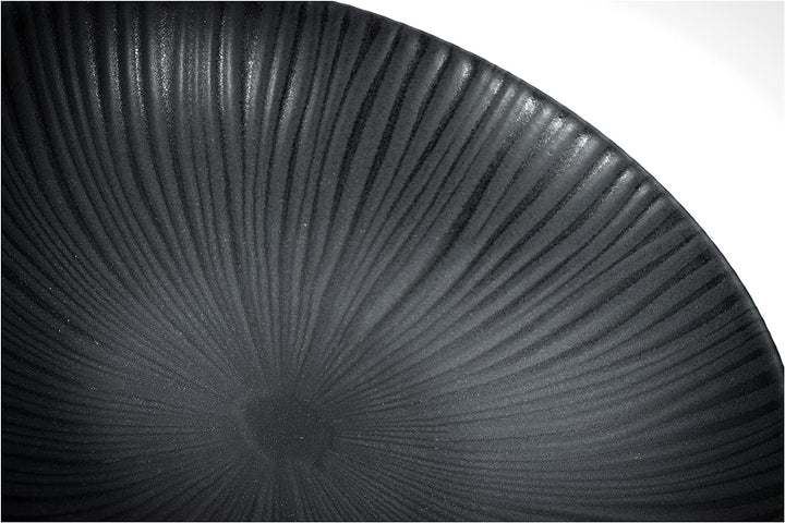 CreaTable, 23211, Serie VESUVIO Black, Geschirrset, Tafelservice 12 teilig