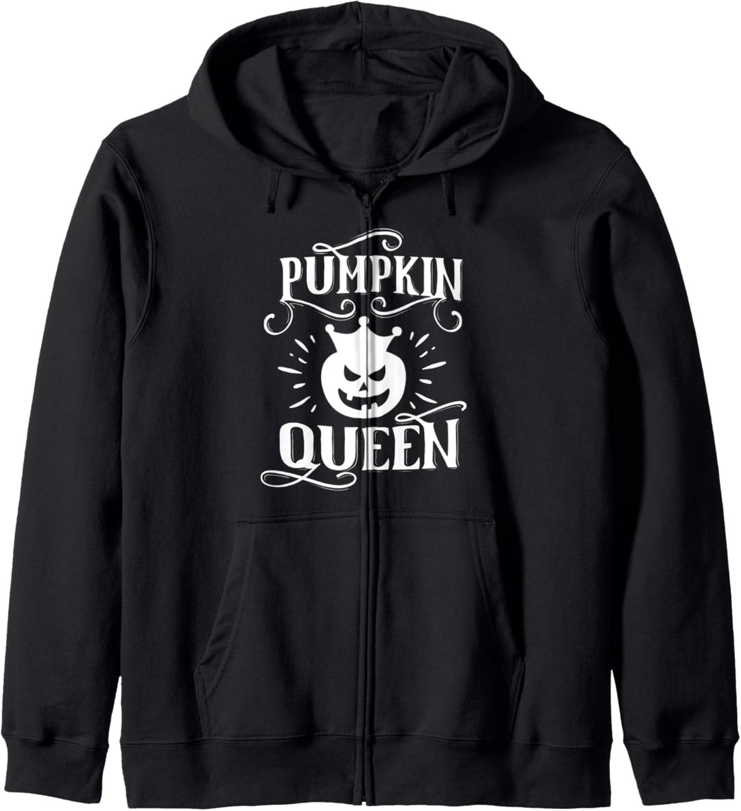Pumpkin Queen Thing Funny Halloween Party Kapuzenjacke