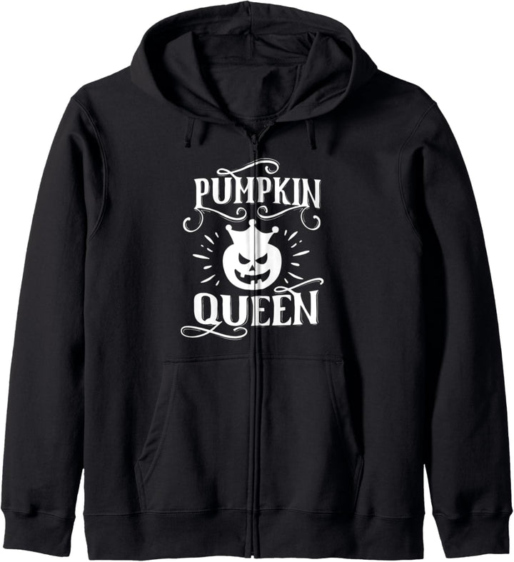 Pumpkin Queen Thing Funny Halloween Party Kapuzenjacke