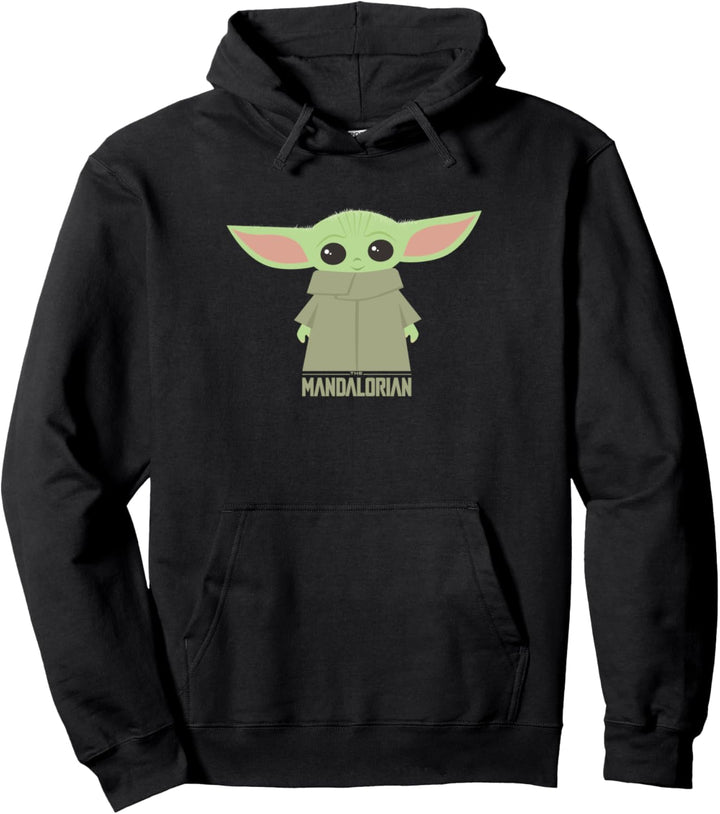Star Wars The Mandalorian The Child Stance Portrait Pullover Hoodie