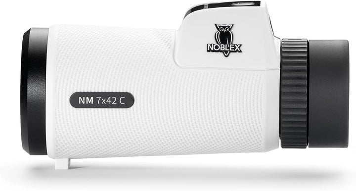 NM 7x42 C Monokular mit Kompass, wasserdicht, kompakt, weiss, Weiss
