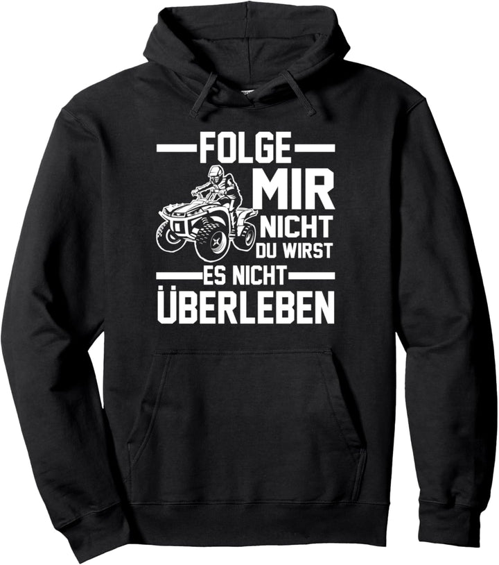 Quad Quadfahrer Motorrad Pullover Hoodie