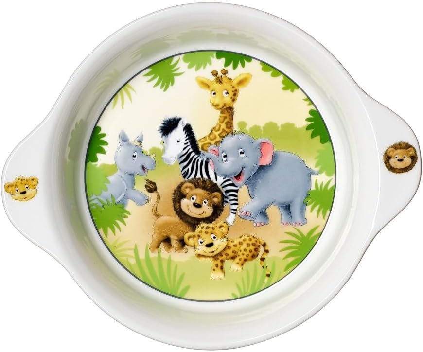 Ritzenhoff &amp; Breker Kindergeschirr Afrikatiere Variante: Schale mit Griff 21,5 cm Afrikatiere