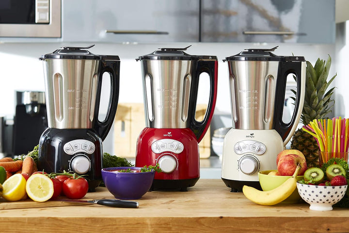 Senya SYCP-HB008R Edelstahl Cook &amp; Ice V3, Mixer sahnehaltige/fein pürierte Suppe, Dampfkochen, Crus