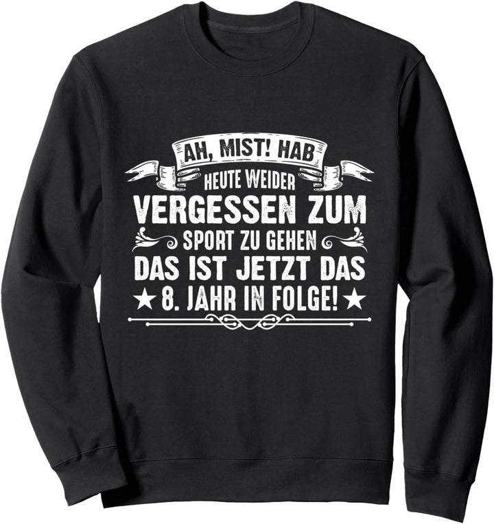Lustiger Sport Spruch Gmy Bodybuilding Sweatshirt