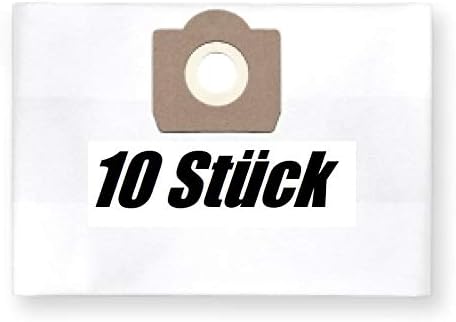 10x Staubbeutel Filtersack kompatibel mit BUDGET WVC-1600