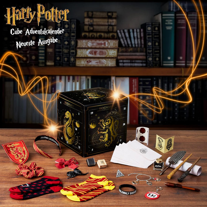 Harry Potter Adventskalender 2022 Kinder, Cube Advent Calendar Kinder, 24 Überraschungen Adventskale