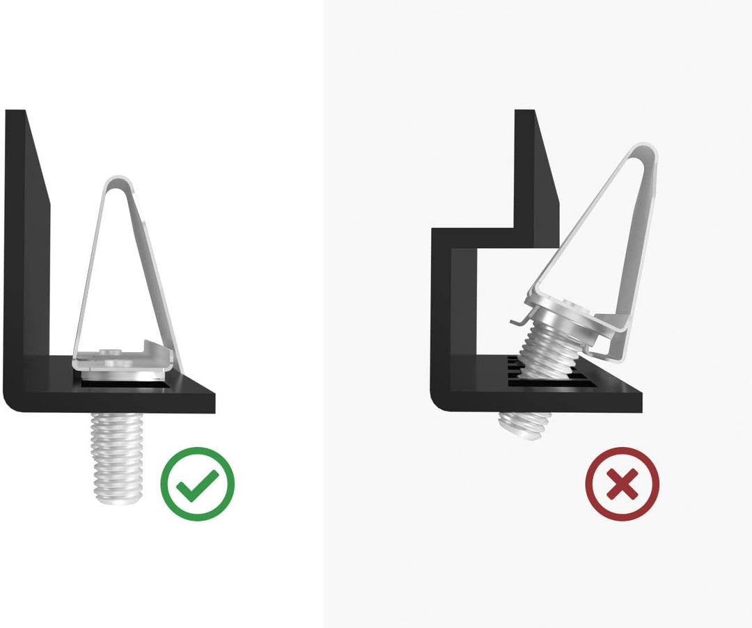 /dev/Mount 50-Pack - The Most Innovative Cage Nut Alternative for 19" Racks Single, Single