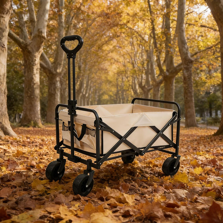 Yardenfun 2 Stück faltbare Wagenräder – 19 cm/7,5 Zoll Campingwagen-Gummiräder – Ersatzteile für Ein
