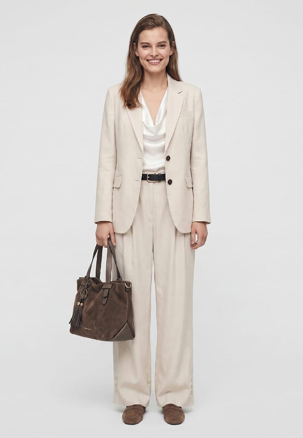 Tamaris Shopper TAS Mareike 34883 Damen Handtaschen Uni taupe 900