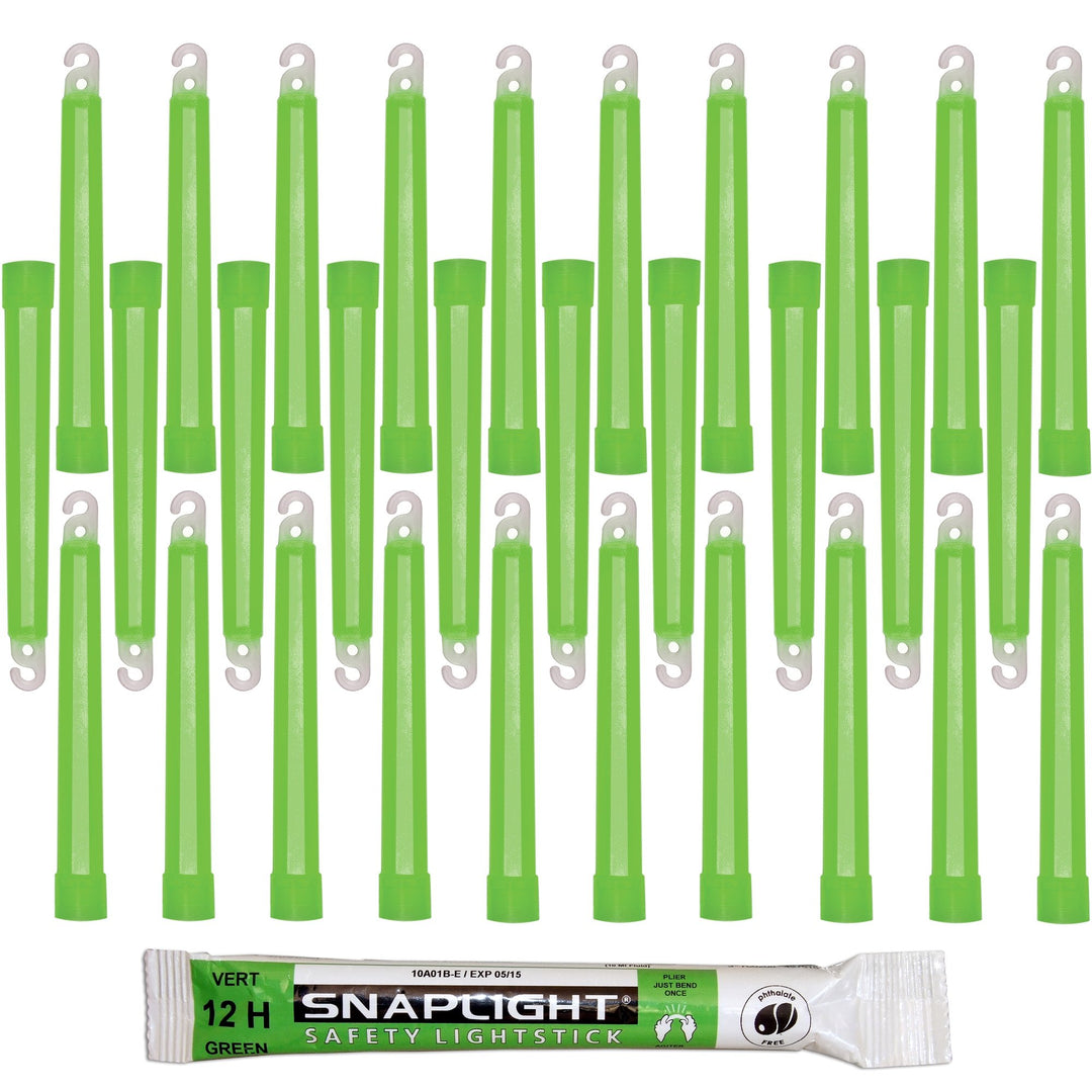 Cyalume SnapLight Grün KnickLichter Glow Sticks – 15cm 6 Inch Industrial Grade Leuchtstab, Ultra hel