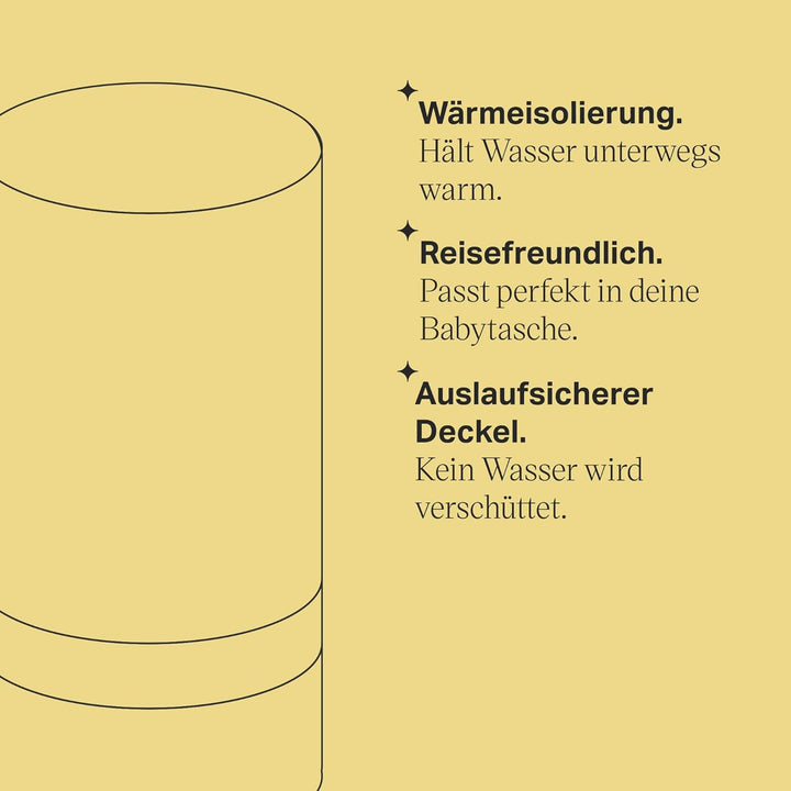 Tommee Tippee Closer to Nature Fläschchen- und Babykost-Erwärmer für unterwegs, BPA-frei,