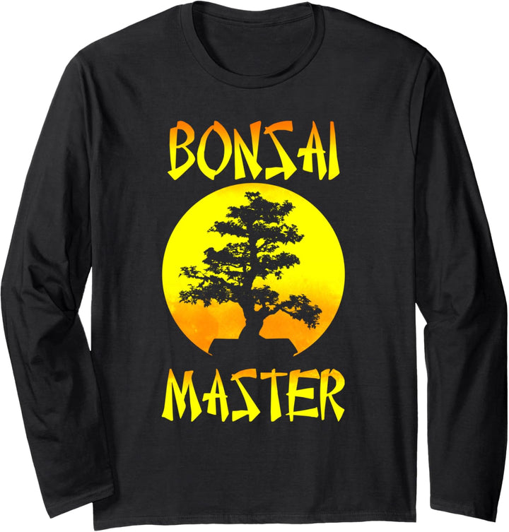 Bonsai Master Baum Bäumchen Hobby Gärtner Bonsai Meister Langarmshirt