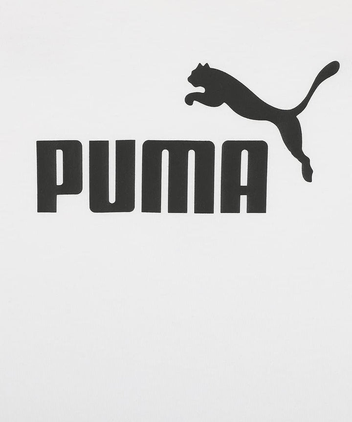 PUMA Mädchen Logo Tee &amp; Shorts Set G Trainingsanzug 116 Puma White, 116 Puma White