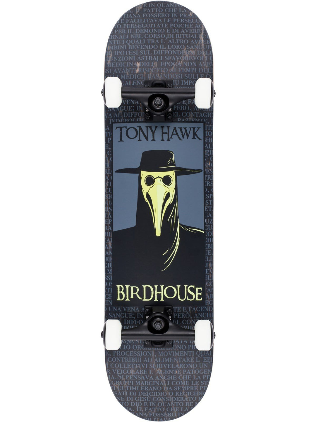 Birdhouse Skateboard Complete Deck Plague Doctor 8.0" Stage3 Complete Schwarz, Schwarz