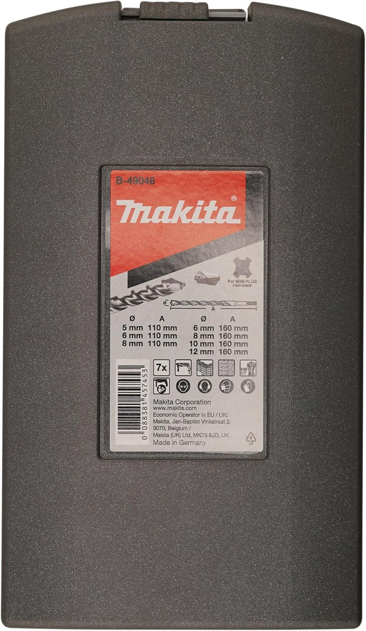 Makita SDS-PLUS Bohrer-Set Nummer 1, 7-teilig, B-49046