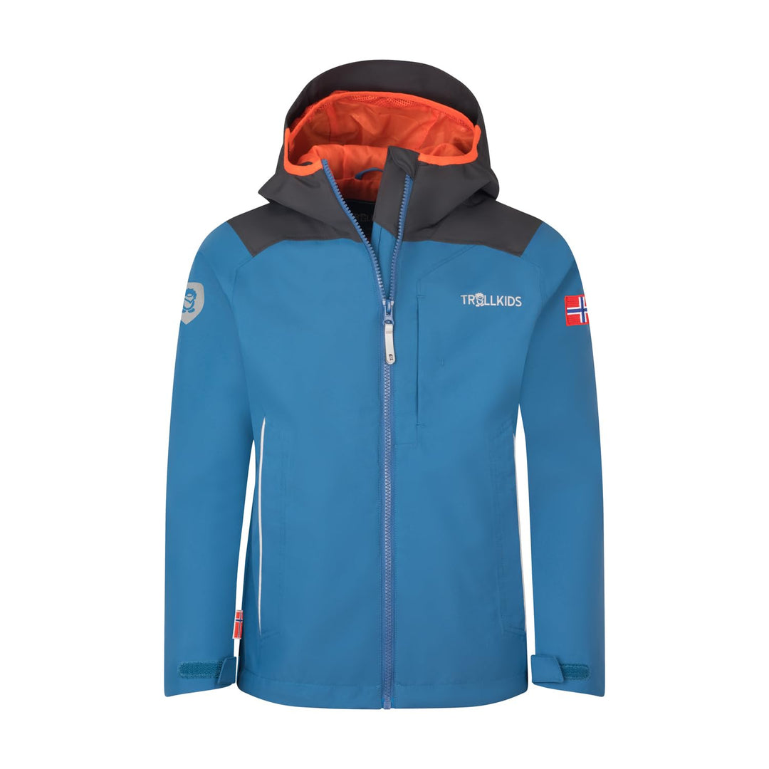 Trollkids Kids Bergen Jacket Nordic Blue 98, Nordic Blue 98