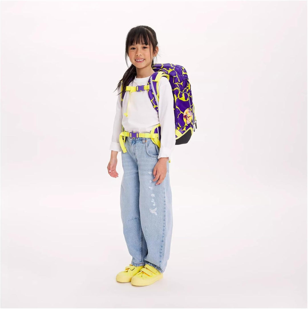 ergobag Pack Set ergonomischer Schulrucksack flexibel 6-teilig Set 1. Klasse Grundschule für Mädchen